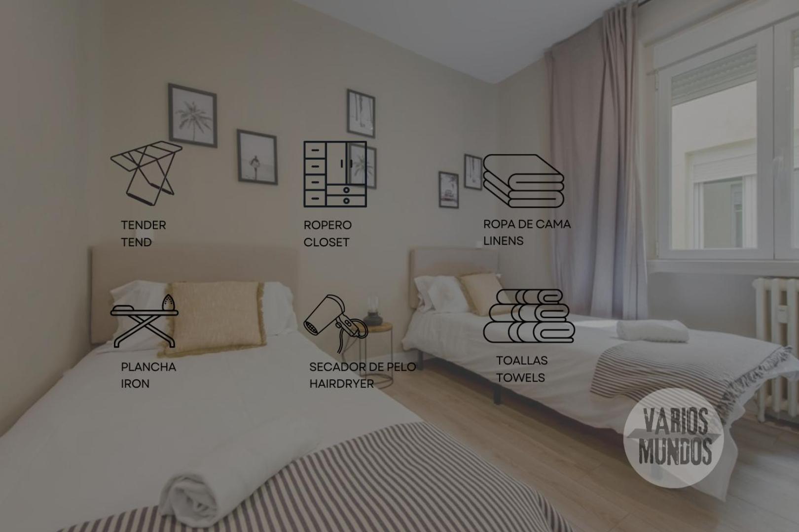 Appartamento Cool Piso De 3Hab En El Centro De Madrid-La Latina Esterno foto